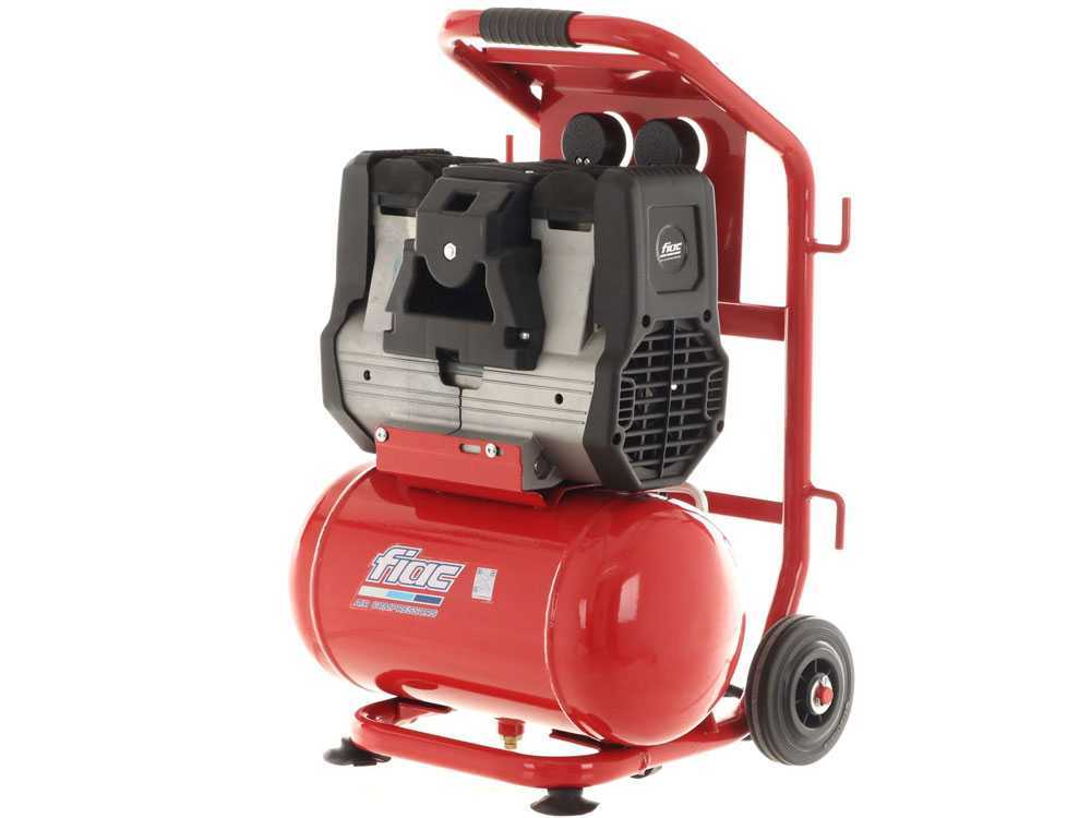 Bezolejový kompresor, velmi tichý - SILENT, kompaktní dílenský kompresor s 10l. tlakovou nádobou, výkon 230l./min., 9 bar, 230V, 2 Hp, 59dB., Magnum XS258 FIAC